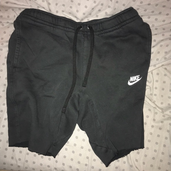 nike shorts cut off